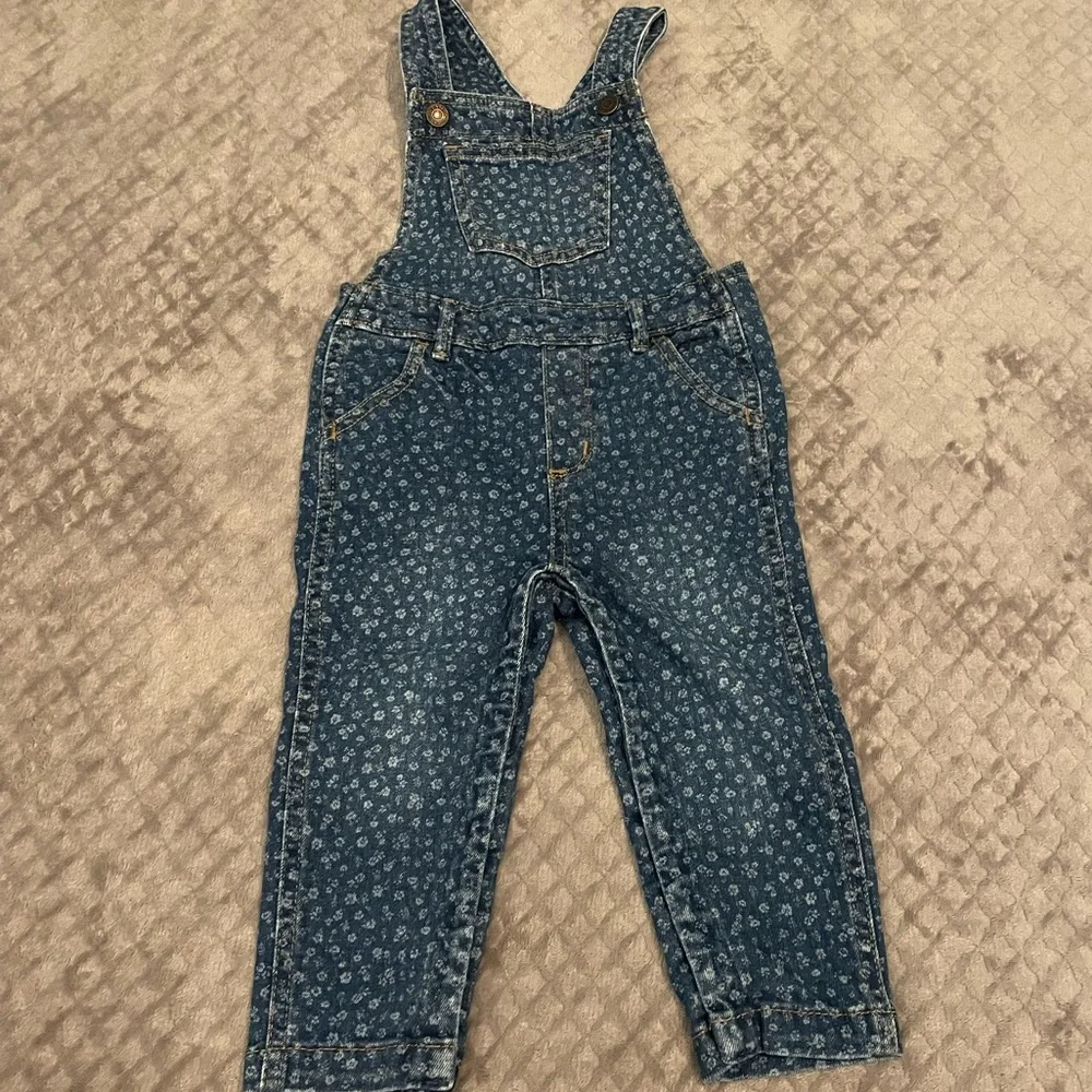 Old Navy Floral Overalls